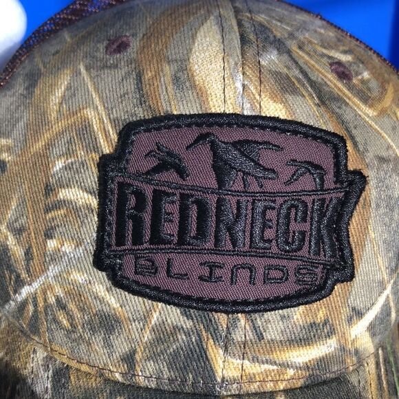 REDNECK BLINDS CAMO DUCK MESH TRUCKER HAT NWOT - Picture 7 of 9